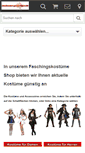 Mobile Screenshot of kostueme-guenstiger.de